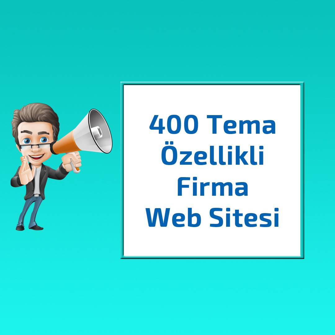 400 Tema Özellikli Firma Web Sitesi
